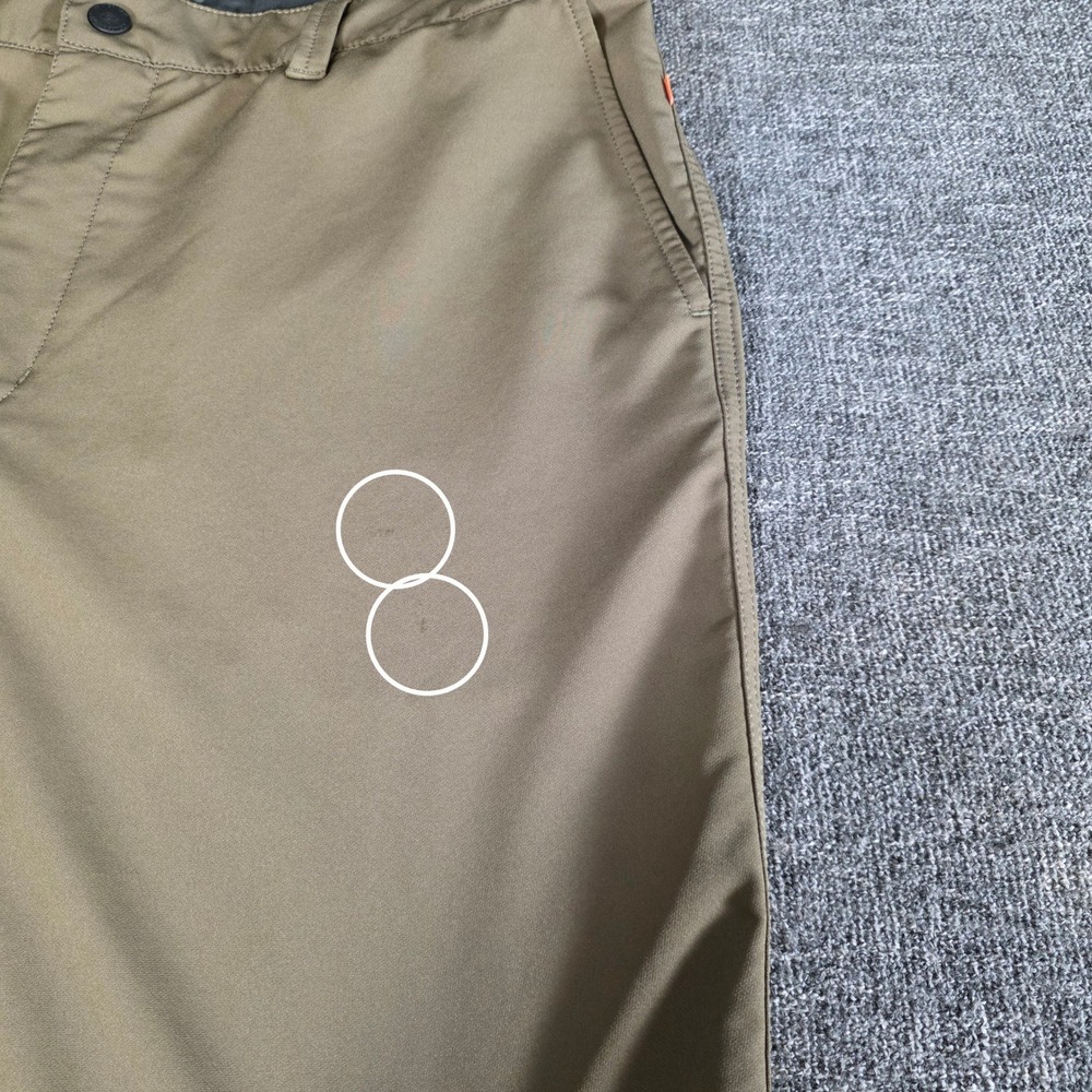 Quiksilver Waterman Hybrid Shorts Mens 37 Olive Green Tech Utility Performance - Picture 9 of 13